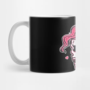 Pink Girl Skull Mug